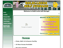 Tablet Screenshot of goldi-locks.com